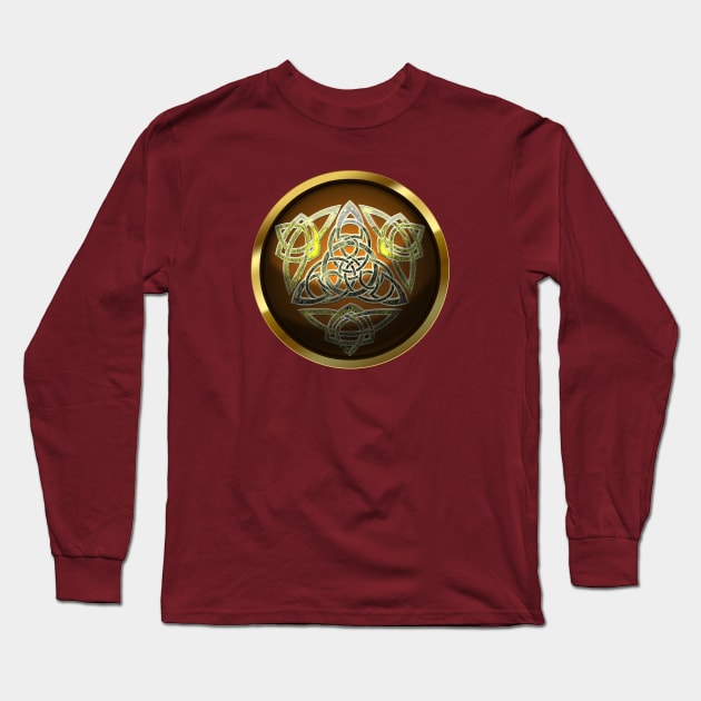 Trinity Knot 2 Long Sleeve T-Shirt by The Knotty Works